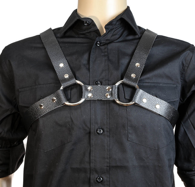 FH101BUFF  1 1/4" MEN'S BULLDOG HARNESS LEATHER