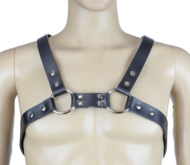 FH101L MEN'S BULLDOG HARNESS  LEATHER