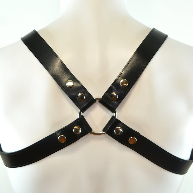 FH101VEGAN BULLDOG HARNESS VEGAN  LEATHER