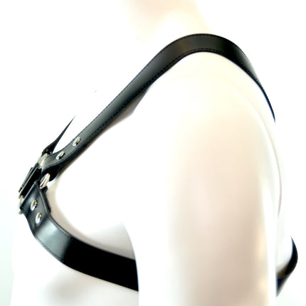 FH101VEGAN BULLDOG HARNESS VEGAN  LEATHER