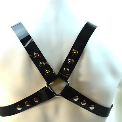 FH101VN BULLDOG HARNESS PVC VINYL  LEATHER