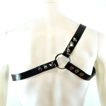 FH102P THREE STRAP BULLDOG HARNESS  LEATHER