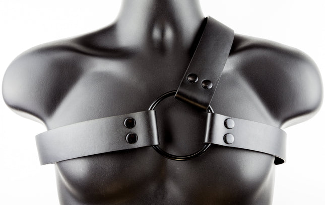 FH103L 1 3/4" 3 STRAP HARNESS WITH SILVER OR