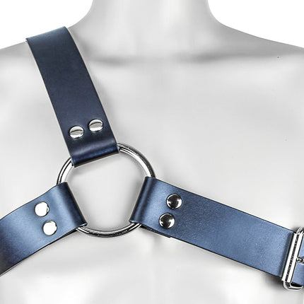 FH103L 1 3/4" 3 STRAP HARNESS WITH SILVER OR