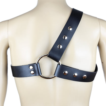FH103L 1 3/4" 3 STRAP HARNESS WITH SILVER OR
