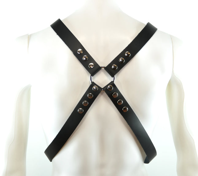 FH104L VERTICAL 1 1/4" WIDE HARNESS WITH SILVER OR