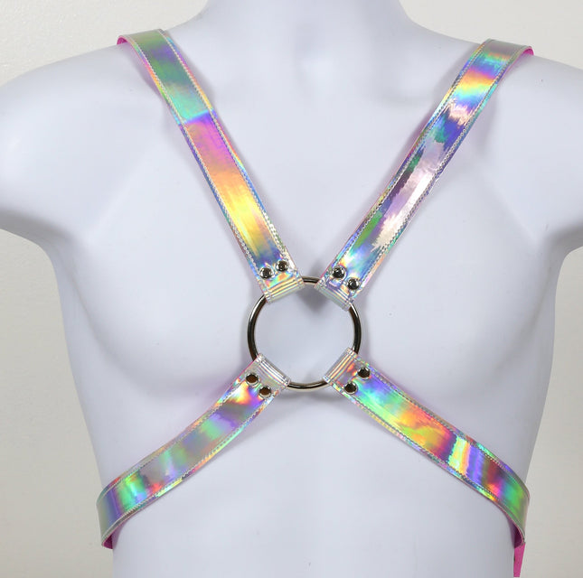 FH105RN 1 1/4" CROSS HARNESS ASSORTED RAINBOW