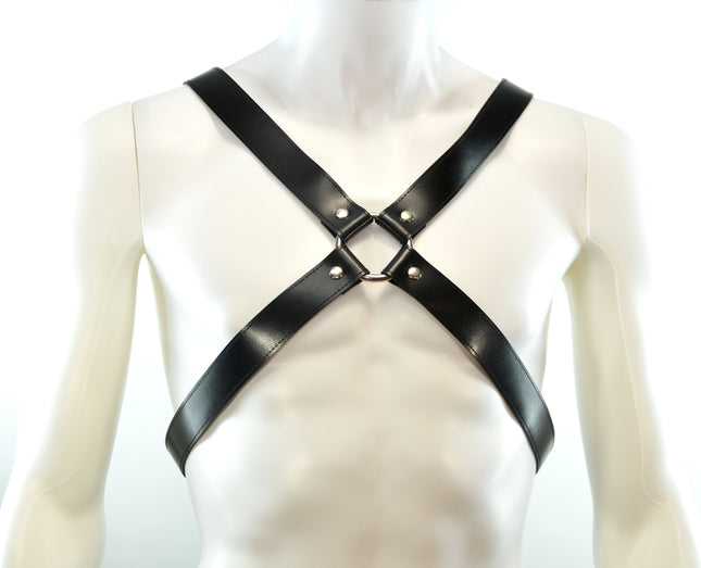 FH105VG 1 1/4" CROSS HARNESS ASSORTED VEGAN LEATHER