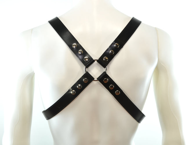 FH105VG 1 1/4" CROSS HARNESS ASSORTED VEGAN LEATHER