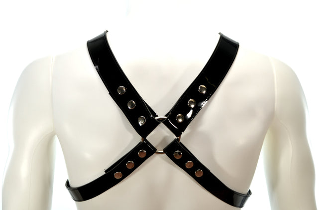 FH107P 1 1/4" CORSET HARNESS ASSORTED PATENT