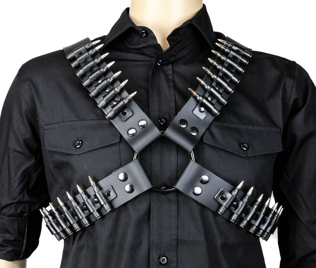 FH110-BS BLACK BULLET CROSS HARNESS 1 3/4" WIDE 3"