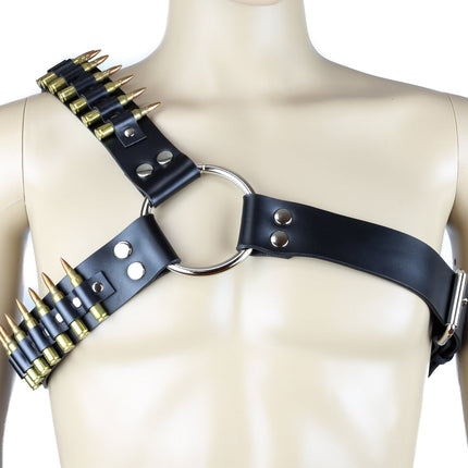 FH111-BRS BRASS BULLET SIDE HARNESS 1 3/4" WIDE 3"