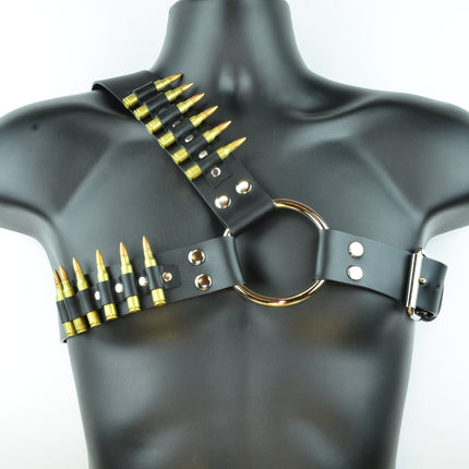 FH111-BRS BRASS BULLET SIDE HARNESS 1 3/4" WIDE 3"