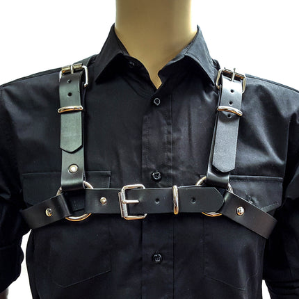 FH143 1 1/4" WIDE 3 BUCKLE BULLDOG HARNESS