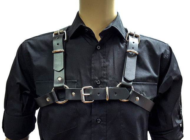 FH143 1 1/4" WIDE 3 BUCKLE BULLDOG HARNESS