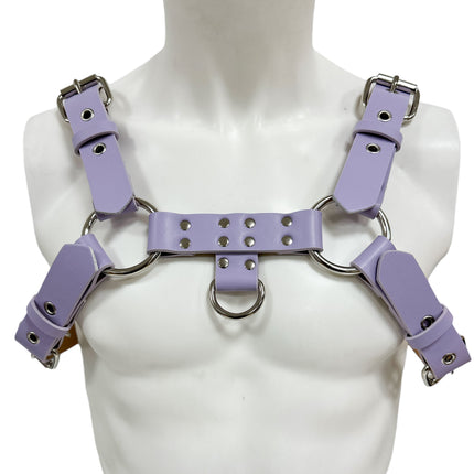 FH155D VEGAN -D RING MIDDLE 4 BUCKLE HANDMADE