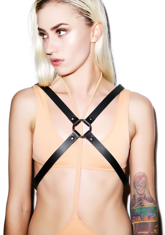 FHW101  3/4" CROSSS BODY HARNESS FOR WOMEN
