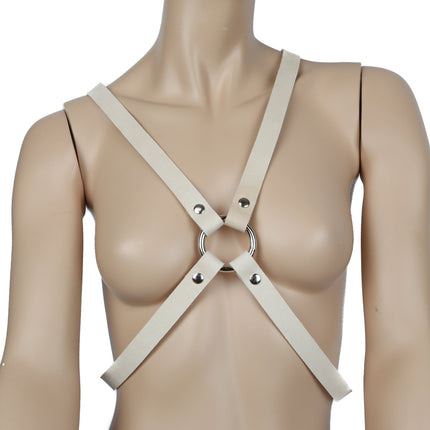 FHW101T 3/4" TAN CROSS HARNESS