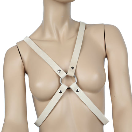 FHW101T 3/4" TAN CROSS HARNESS