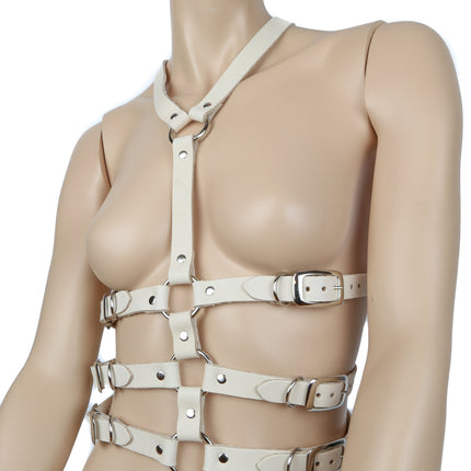 FHW107T 3 BUCKLE TAN HARNESS