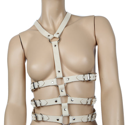 FHW107T 3 BUCKLE TAN HARNESS