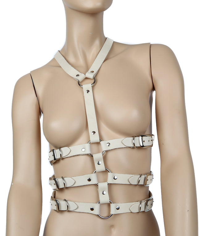 FHW107T 3 BUCKLE TAN HARNESS