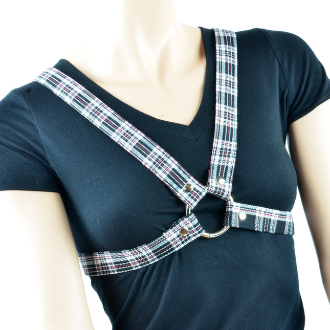 FHW108PD  PLAID CROSS HARNESS