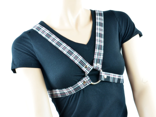 FHW108PD  PLAID CROSS HARNESS