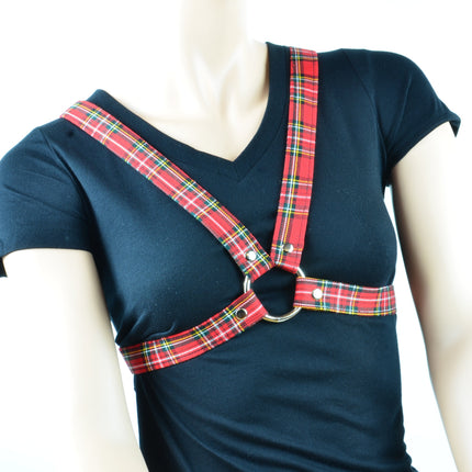 FHW108PD  PLAID CROSS HARNESS