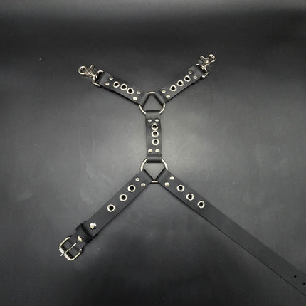 FL101EYE GROMMET THIGH HARNESS GENUINE LEATHER O RINGS BUCKLE