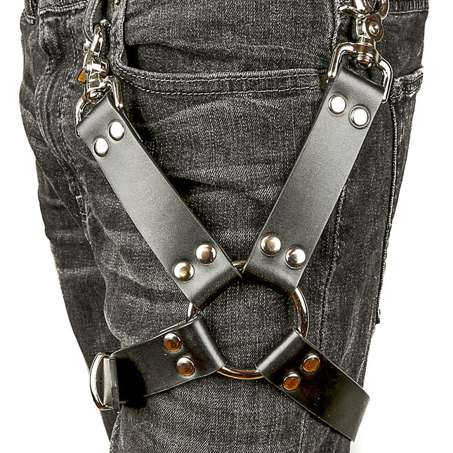 FL102  LEG THIGH HARNESS O RING BUCKLE