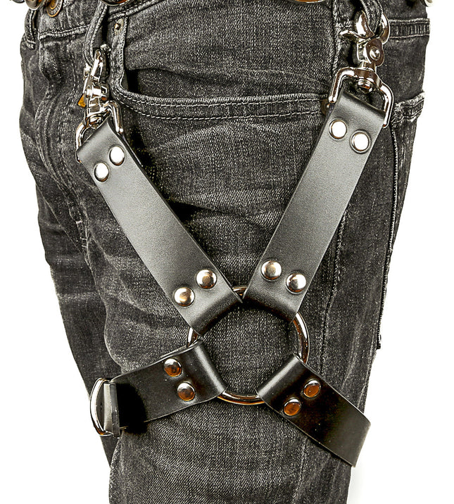FL102  LEG THIGH HARNESS O RING BUCKLE