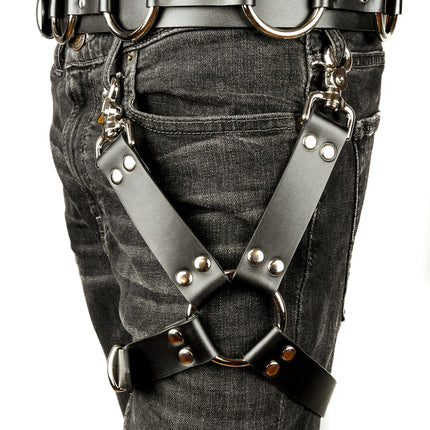 FL102  LEG THIGH HARNESS O RING BUCKLE