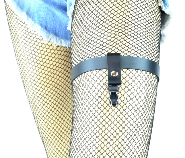 FL111 3/4" PLAIN LEATHER TIGHTS HARNESS