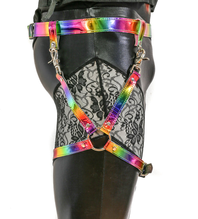 FL142RN 1 RING RAINBOW LEG HARNESS