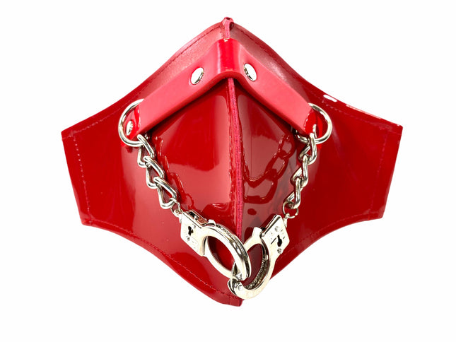 FM265 HANDCUFF PATENT FACE MASK