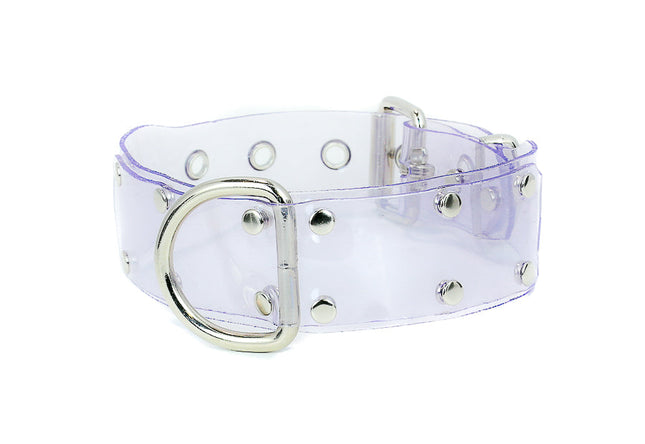 FMC107VN-CLR VINYL 1 3/4" COLLAR WITH LARGE D RING