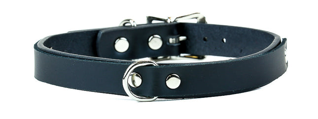 FMC111VEGAN 3/4" BONDAGE COLLAR WITH D RING