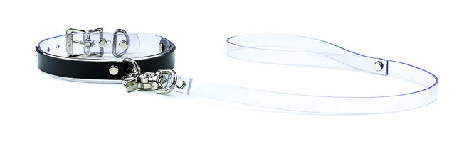 FMC111VN-CB-LS 3/4" COLLAR WITH LARGE D RING WITH LEASH