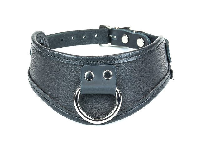 FMC113 LEATHER TRIM D RING POSTURE COLLAR