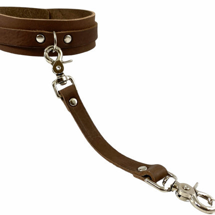 FMC125LEASH-HEAVY DUTY LEATHER