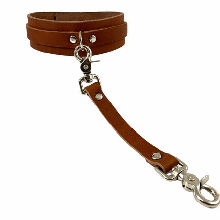 FMC125LEASH-HEAVY DUTY LEATHER