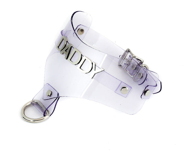 FMC130 CLEAR POSTURE COLLAR STEEL LETTER WORDS ID NAME CHOKER