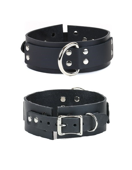 FMD104L D RING LEATHER ARMBAND SINGLE