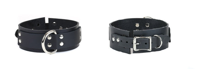 FMD104L D RING LEATHER ARMBAND SINGLE