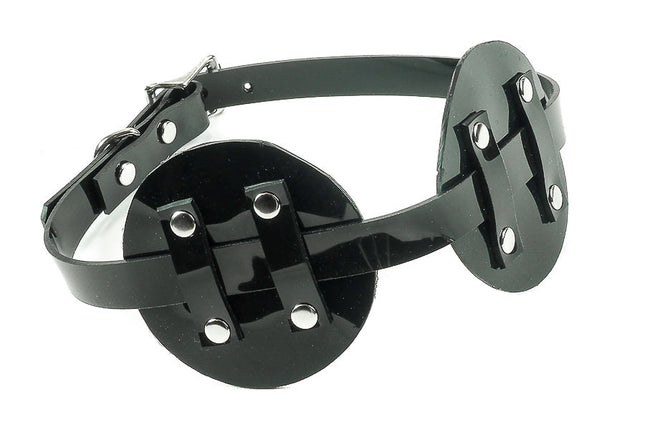 FME106VB VINYL BLACK PATCH EYE MASK