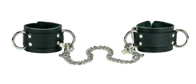 FMH114L LARGE D RING HANDCUFF WITH CHAIN