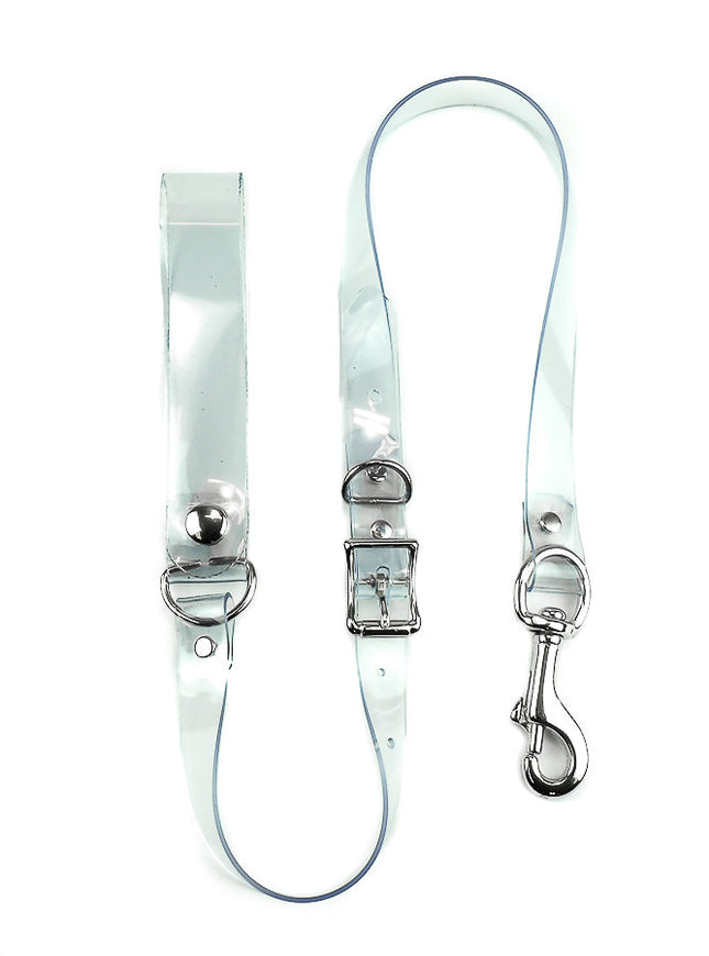 FML101VN-CLR PVC LEASH WITH 3" HOOK