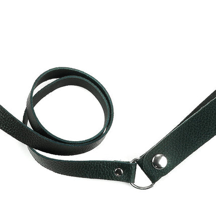 FML102  LEATHER LEASH WITH 3" HOOK