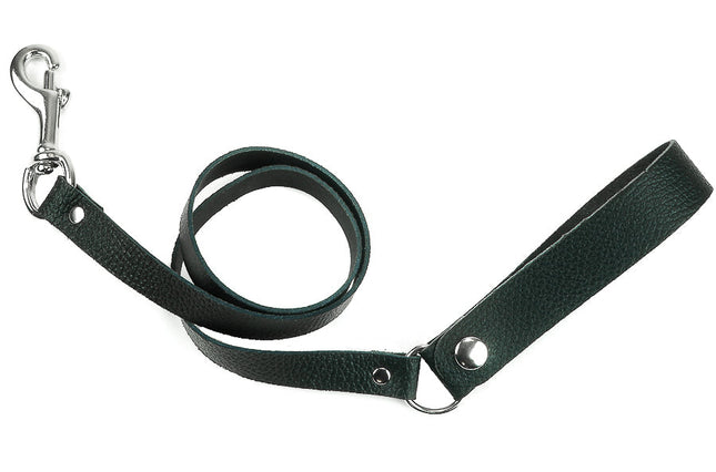 FML102  LEATHER LEASH WITH 3" HOOK
